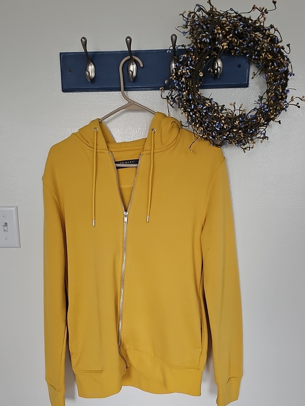 Primark Mustard Yellow Zip Hoodie